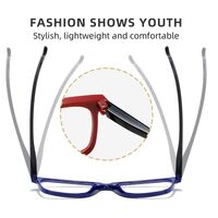 Plastic reading glasses KY8500 with Blue ray cut protection, diopters from 0.00 to +4.00, RMC=62-64