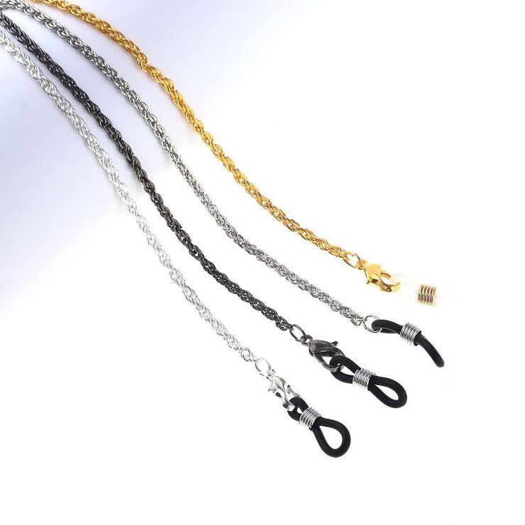 Metal non-slip chain, for glasses and masks GL844