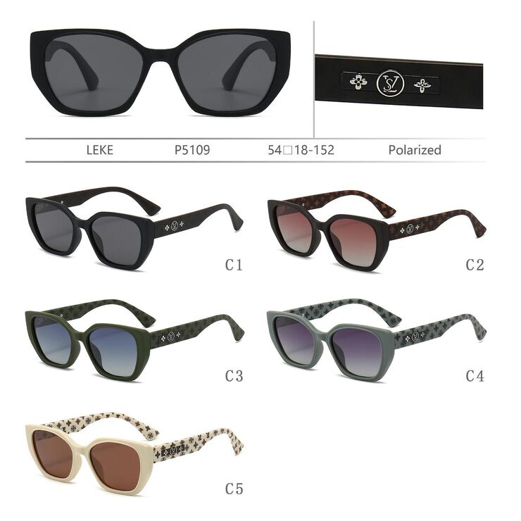 Солнцезащитные поляризационные пластиковые очки Leke P5109