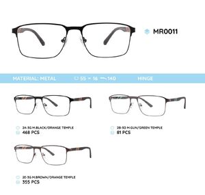 Металлическая оправа с дужками из материала TR-90 MR0011