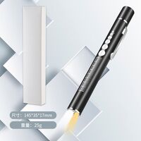 Rechargeable medical diagnostic keychain flashlight with white and yellow light ZK1958