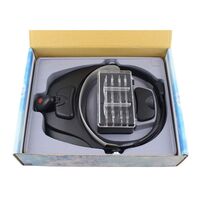 Лупа бинокулярная с подсветкой, увеличительное стекло с креплением на голову 81001-F-XX, увеличение: 1,2Х, 1,8Х, 2,5Х, 3,5Х