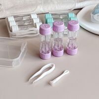 Soft contact lens kit with 2 containers W-XS三副装RGP