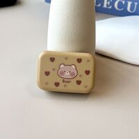 Mini soft contact lens kit A118-17奶茶爱心熊头