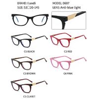 Protective anti-reflective coating acetate glasses Landi LD0607