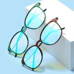Blue Block TR90 glasses with blue light protection for colorblind people, with case KY872-2色盲眼镜