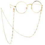 Metal non-slip gold chain for glasses and masks GL098