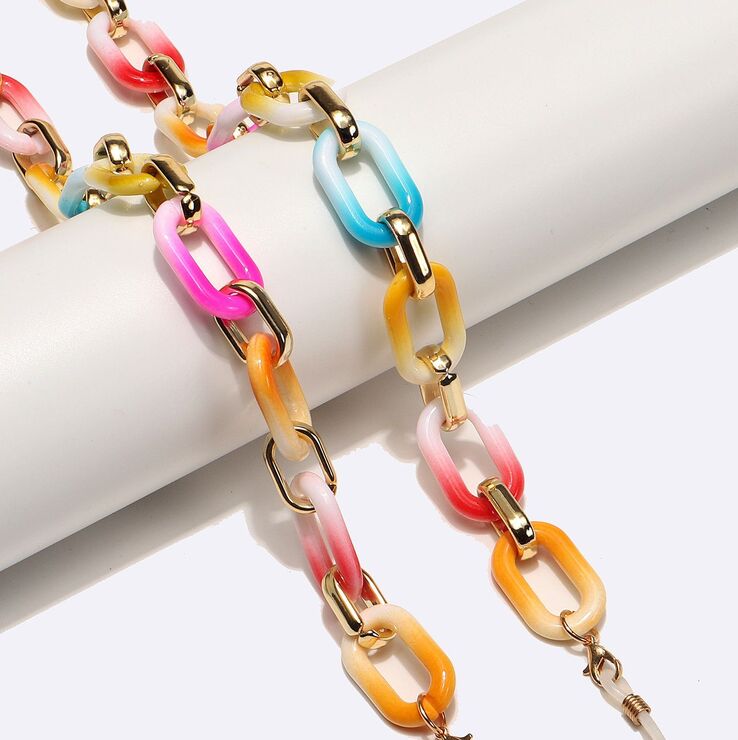 Acrylic non-slip chain, for glasses and masks GL1711