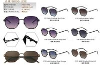 Солнцезащитные поляризационные металлические очки Leke L31942