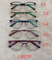 Metal frames for glasses L3671F