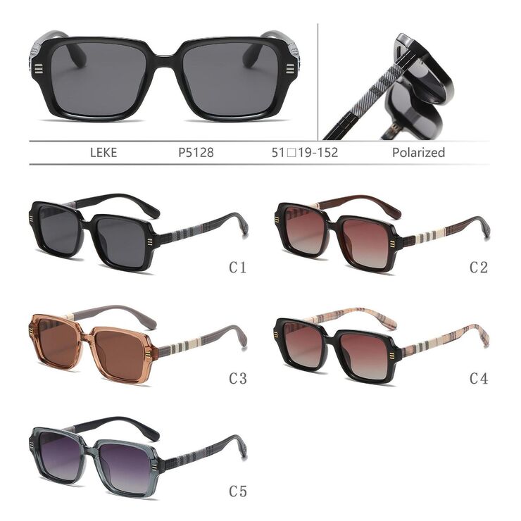Polarized plastic sunglasses Leke P5128