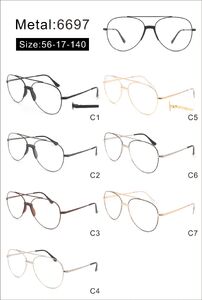 Оправа металлическая с мягким носоупором и флексом 6697-DA