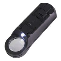 Portable pocket magnifier with backlight 600113, diameter: 30 mm, magnification: 10X