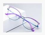 Metal blue blocker frames for glasses 3038
