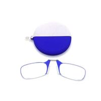 Plastic reading pince-nez glasses TR90 with case 6018, diopters from +1,00 to +3.00 RMC=62-64