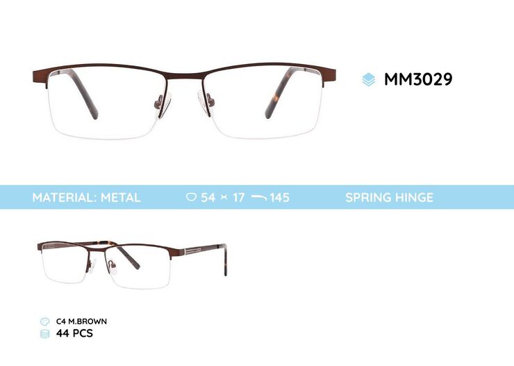 Metal men's frames for glasses nylor MM3029