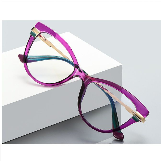 Plastic TR90 frames for glasses with Blue Ray Cut protection and flex hinges FOCUS FCS2113