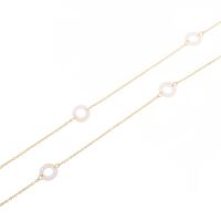 Metal non-slip chain, with round shell, for glasses and masks GL165