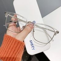 Очки гибридные, металл + TR90, с защитой от синего света Blue Block FENQI F9314