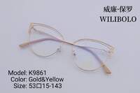 Metal ultrathin women's frame with rhinestones Wilibolo K9861