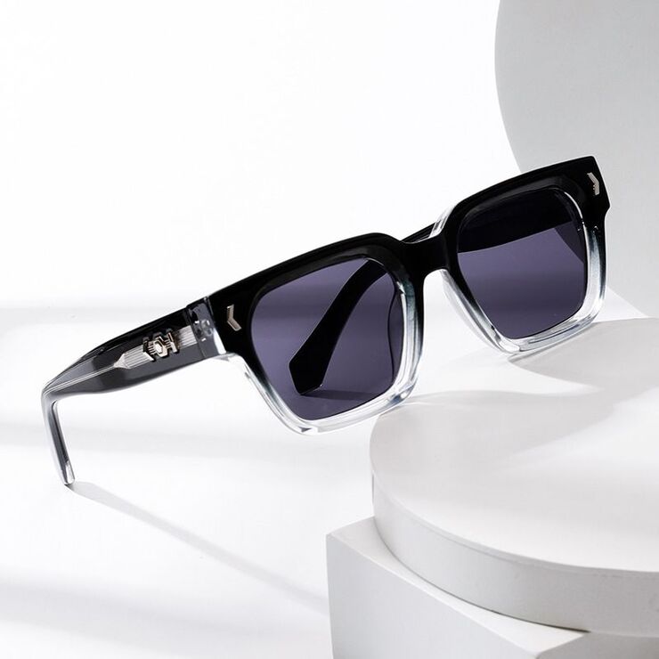 Plastic + metal square sunglasses for men Elit 3210-EL