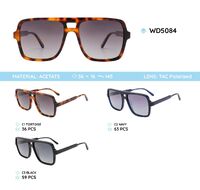 Acetate plastic frames polarized sunglasses WD5084