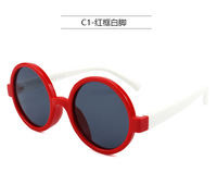 Детские силиконовые солнцезащитные поляризационные очки с защитой UV400 T11021-black