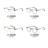 Metal glasses with blue light and UV protection 9679-2-GT