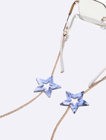 Set of two gold glasses chain GM149