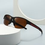 Plastic semi-rimless sport sunglasses Elit 2308-EL