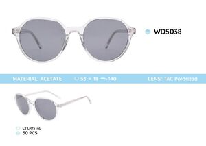Acetate frames polarized sunglasses WD5038