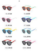 Polarized silicone sunglasses with UV400 protection for kids T11015