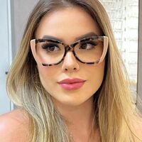 Plastic TR90 glasses with blue light protection for women TR5010-PN