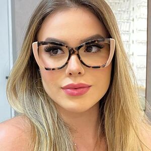 Plastic TR90 glasses with blue light protection for women TR5010-PN