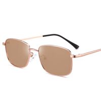 Очки металлические фотохромные с защитой от синего света 9640-2-GT