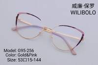 Оправа металлическая ультратонкая с флексом Wilibolo G95-256