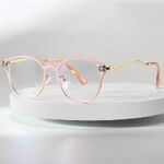 Metal glasses with blue light and UV protection 9703-GT