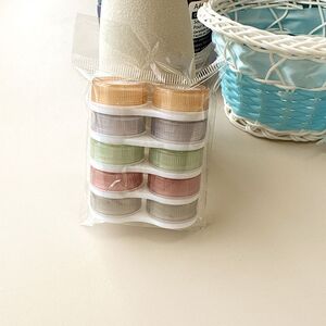 Мини-набор для мягких контактных линз + 5 контейнеров для хранения JH-5双联5个装