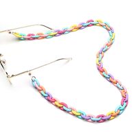 Acrylic color eyeglasses chain GB061