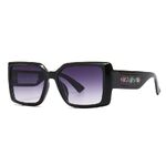Plastic retro square sunglasses Elit 9134-EL