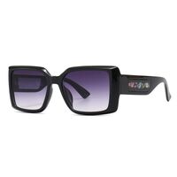 Plastic retro square sunglasses Elit 9134-EL