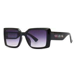 Plastic retro square sunglasses Elit 9134-EL