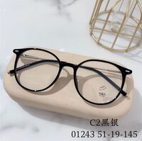 Hybrid frame, metal + TR90, with Blue Block coating SANTA 01243