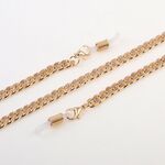 Gold-colored metal non-slip chain, stainless steel thick, for glasses and masks GL1013