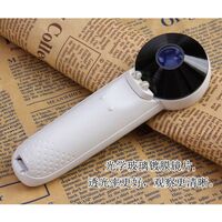 Portable pocket magnifier with backlight MG6B-0, diameter: 21 mm, magnification: 45X