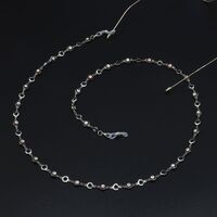 Metal non-slip chain with simple round eyes for glasses and masks GL923