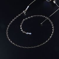 Металлическая нескользящая цепочка золотого цвета, круглой формы, для очков и масок GL942