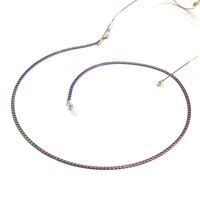 Metal multicolored non-slip chain, for glasses and masks GL1044