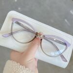 Оправа комбинированная (металл + TR90) с линзами Blue Ray Cut и флексами MAMO QQ7022