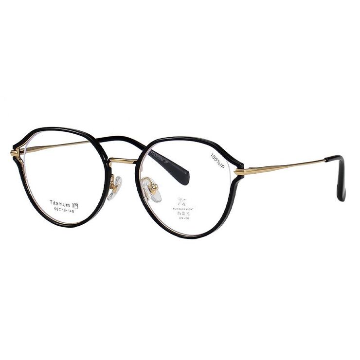 Titanium + plastic TR90 extralight frame with Blue Ray Cut protection lenses MAMO T22057